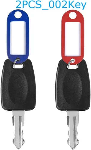 Vista 3 de 2PCS-002 Llave TSA Llave 002 Llaves de equipaje para equipaje Maleta Contraseña Cerraduras