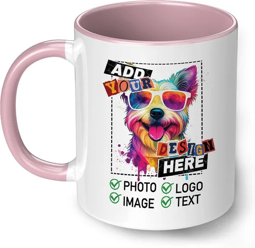 Vista 10 de Taza de fotos personalizada con texto personalizado, carga tu imagen, regalos personalizados para hombres y mujeres, taza de té, mejor amigo