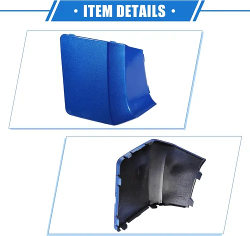 Vista 5 de Tapa de gancho para remolque de automóvil compatible con Subaru Impreza 2010-2014, parachoques delantero azul de plástico duradero