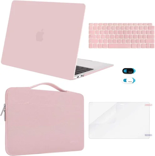 Vista 13 de MOSISO Funda compatible con MacBook Air de 13 pulgadas, chip M1 2021, 2020, 2019, 2018, versión A2337, A2179, A1932, pantalla de retina, funda