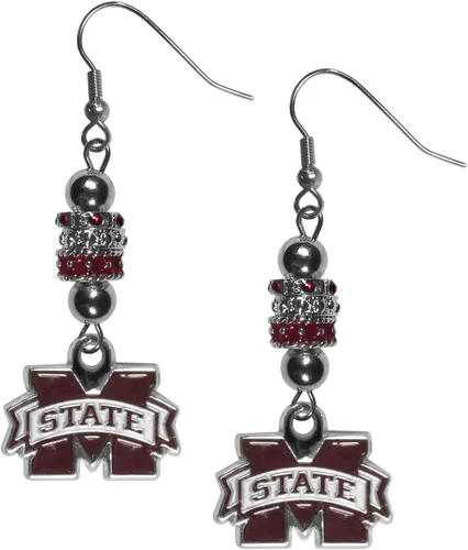 Vista 4 de Siskiyou Sports NCAA Unisex Euro Bead Earrings