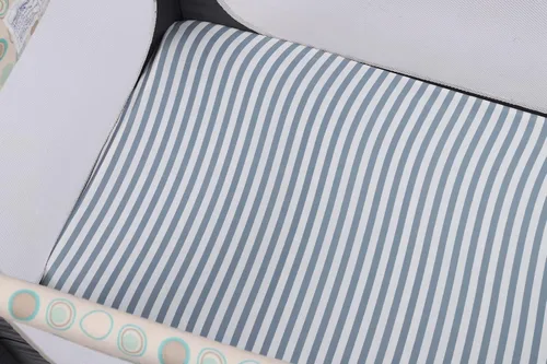 Vista 9 de Onacosht Pack n Play Sheets - Juego de 3 sábanas unisex para bebé, tejido elástico, portátil, de punto de jersey, funda de colchón para cuna