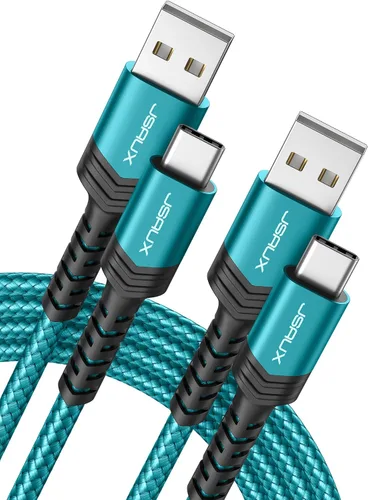 Vista 12 de JSAUX - Cable de carga para iPhone 18 y 17 Pro, 3.3 pies, paquete de 2 USB a USB C, color negro