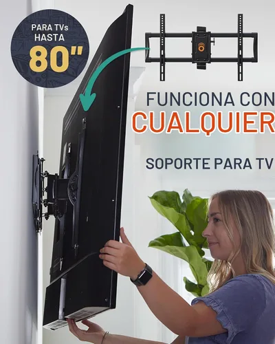 Vista 4 de ECHOGEAR Paquete de Hardware de Montaje Universal para TV – Kit de Hardware de Montaje de Repuesto para televisores de hasta 80" – Incluye tornillos