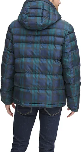 Vista 2 de Tommy Hilfiger Men's Hooded Puffer Jacket (Standard and Big & Tall)