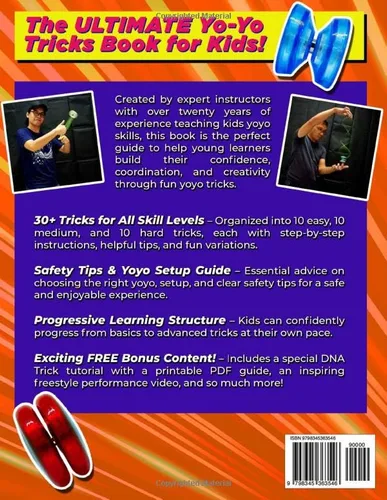 Vista 2 de Yoyo Tricks for Kids Master 30 Cool Yoyo Tricks with Easy Step-by-Step Illustrations, BONUS Videos & More!