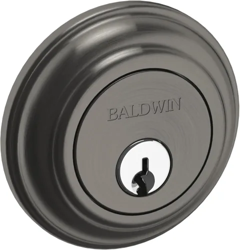 Vista 6 de Baldwin 8231190 Imágenes, cerrojo de entrada con llave tradicional negro satinado