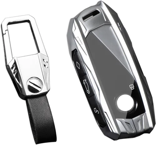 Vista 66 de Funda para Llavero Audi, Llavero, Protección de Aleación de Zinc Funda para Llave de Automóvil para A3 A4 A5 A6 Q7 Q5 TTS SQ5 R8 RS4 RS5 S5
