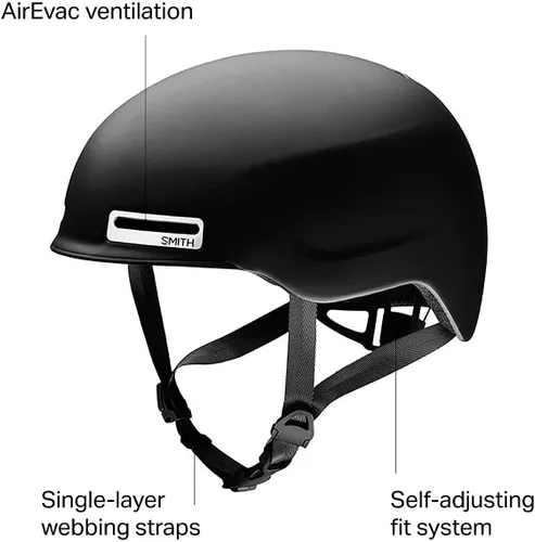 Vista 2 de Smith Optics Maze Road - Casco de ciclismo - negro mate, talla L