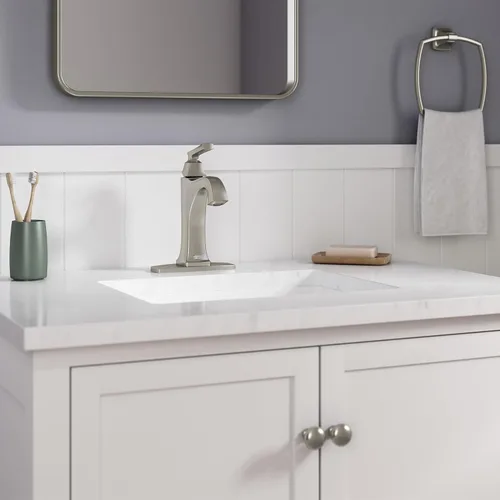 Vista 4 de American Standard 7426101.002 Belmeade - Grifo de baño monomando, 1.2 GPM, cromado