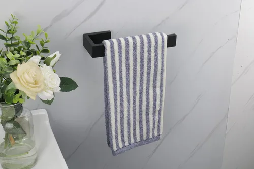 Vista 5 de TocTen Portatoallas de Mano/Anillo para Toallas – Colgador de Toallas de Mano para Baño de Acero Inoxidable SUS304 Reforzado, Toallero de Pared