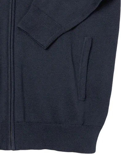 Vista 8 de Tienda Essentials - Suéter de algodón con cremallera completa para hombre