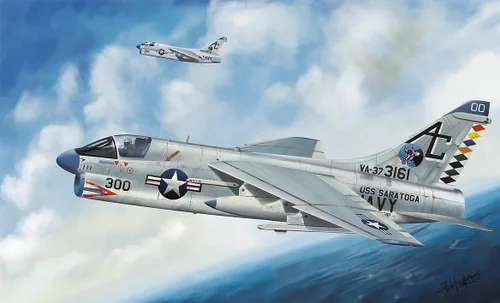 Vista 2 de Hobby Boss A-7A Corsair II Kit de construcción de modelo de avión