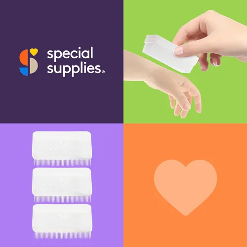 Vista 7 de Special Supplies Cepillo de terapia sensorial para cepillado ocupacional y sensorial, herramientas estimulantes y calmantes para niños y adultos