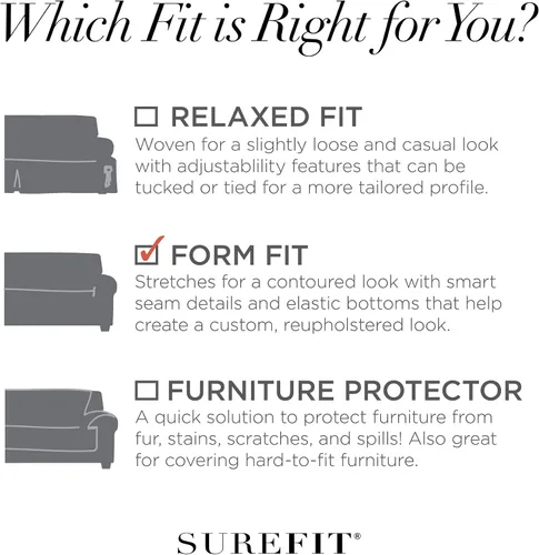 Vista 5 de Sure Fit - Funda elástica para sofá