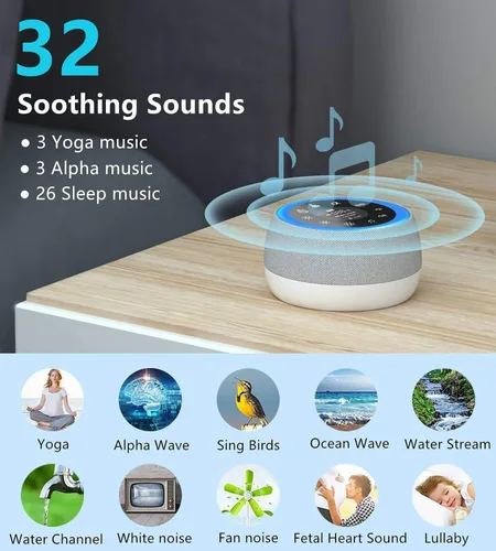 Vista 3 de Máquina portátil de sonido de ruido blanco