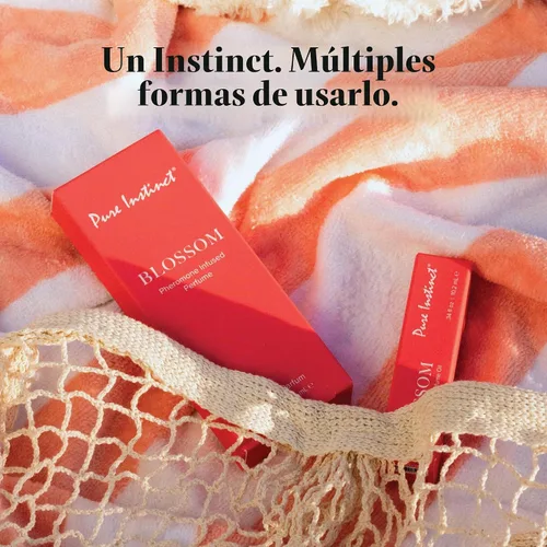 Vista 6 de Pure Instinct BLOSSOM - Perfume de aceite esencial con infusión de feromonas original, para sus mujeres, listo para la TSA