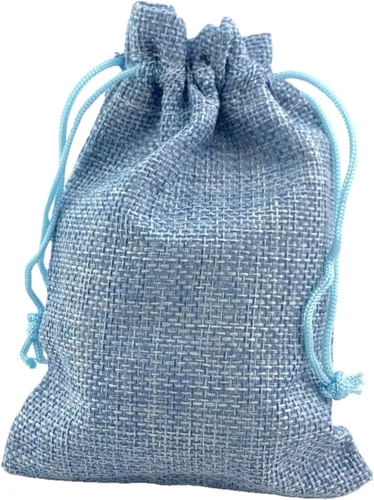 Vista 49 de Palmhomee Paquete de 20 bolsas de regalo de arpillera con cordón, bolsas de joyería de lino, bolsas de yute de boda para joyas y bolsas