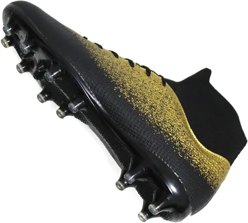 Vista 9 de TSSTL Botas de fútbol ligeras para hombre, botas de fútbol para exteriores, interiores, césped, picos, jóvenes, niños, zapatos de fútbol AGFGSG