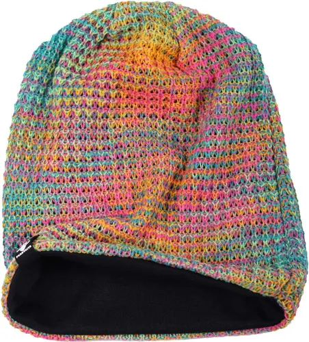 Vista 3 de HISSHE Gorro holgado para mujer, boina de punto, gorra de calavera holgada para invierno y verano, B08w