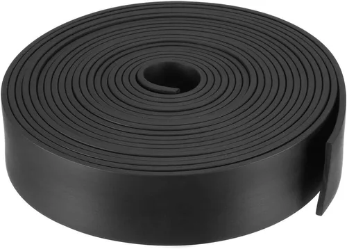 Vista 13 de uxcell Tira de sello de goma rectangular maciza, 0.197 in de ancho, 0.118 in de grosor, 3.3 ft de largo, color negro