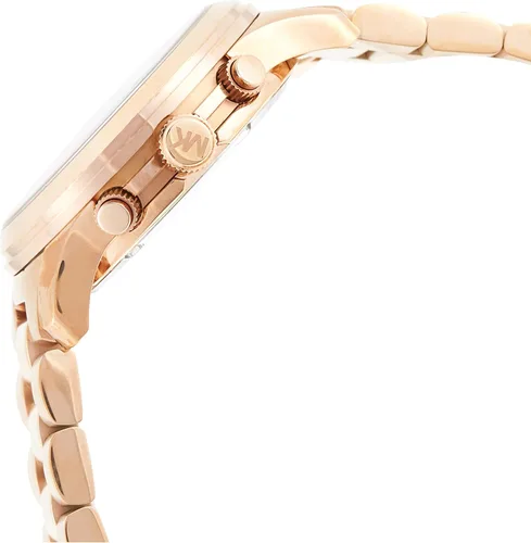 Vista 3 de Michael Kors Reloj Runway MK5128 en color oro rosa para mujer