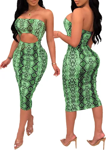 Vista 3 de PORRCEY Women's Sexy Party Club Night Mini Dresses Clubwear