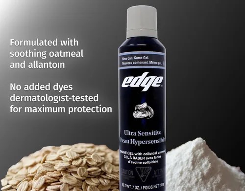 Vista 6 de Edge Gel de afeitado ultra sensible 7 oz (paquete de 2)