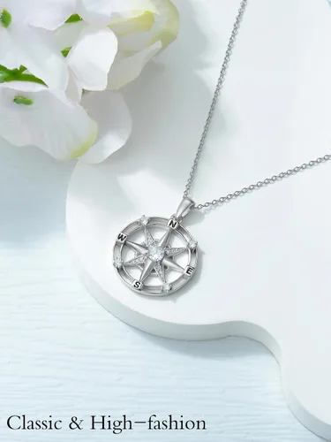 Vista 4 de POTOPYY 925 Sterling Silver Necklace Pendant for Women Fashion Jewelry Valentines Day Mothers Day Gifts for Women Mom Sister