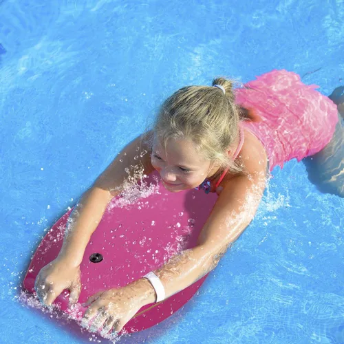 Vista 2 de Giantex Bodyboard de 41 pulgadas Super Ligero Surfing Body-Board w/Leash IXPE Deck EPS Core Boarding