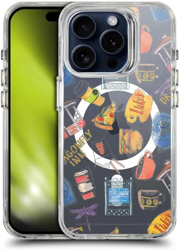 Vista 49 de Head Case Designs Gilmore - Funda negra a prueba de golpes con diseño de dibujos animados para niñas con licencia