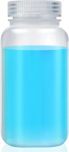 Vista 11 de Tatuo 6 piezas 30 ml 1 oz botellas de reactivo de polipropileno de plástico con tapas de rosca, envases de muestra transparentes de PP con tapa