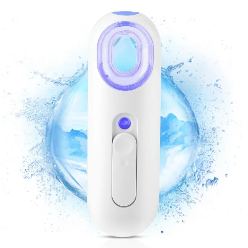 Vista 7 de Nano - Rociador facial nano, pulverizador de niebla de 0.8 fl oz, máquina de nano atomización portátil, rociador de niebla práctica, vaporizador