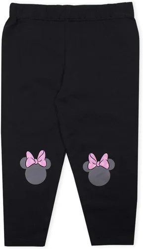 Vista 4 de Disney Minnie Mouse - Conjunto de camisa chaleco y leggings para niñas pequeñas color rosa