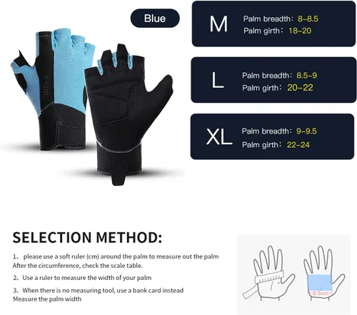 Vista 7 de Guantes de levantamiento de pesas para hombres, guantes de entrenamiento para mujeres, guantes de gimnasio transpirables y cómodos, antideslizantes