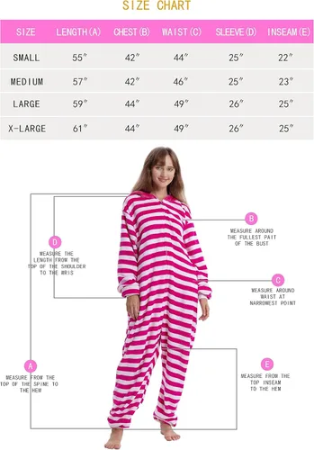 Vista 8 de QSTYLE Adult Animal Onesie Halloween Costume,One Piece Cosplay Suit for Women and Men