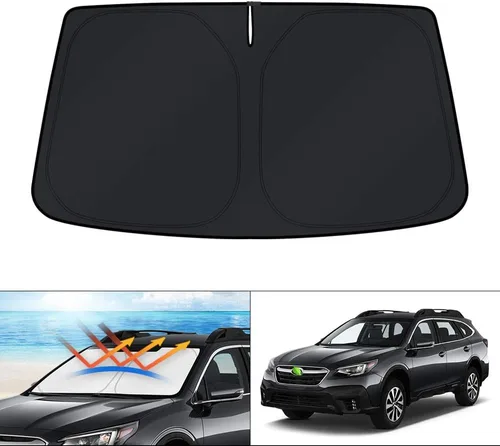 Vista 67 de KUST Parasol para parabrisas para BMW X1 F48 2016, 2017, 2018, 2019, 2020, 2021, 2022, accesorios de ajuste personalizado, parasol plegable