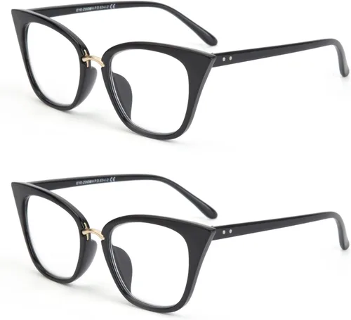 Vista 3 de Paquete de 2 lentes de lectura de ojo de gato para mujer