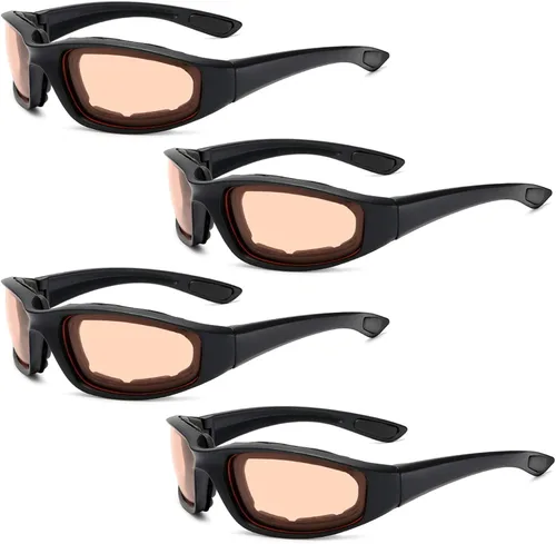 Vista 12 de Peciees - Gafas de sol para montar en motocicleta, 4 unidades, para exteriores