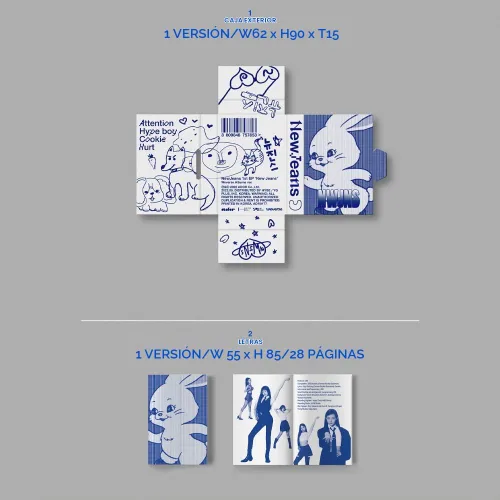 Vista 3 de Dreamus NewJeans - 1er EP 'New Jeans' álbum [Ver. Weverse Albums]