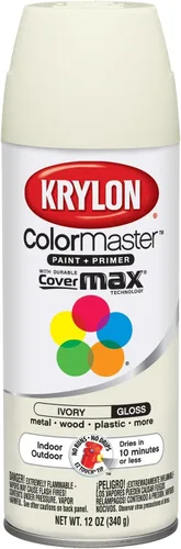 Vista 12 de Krylon K05160202 ColorMaster Pintura + imprimación, plana, negro, 12 onzas