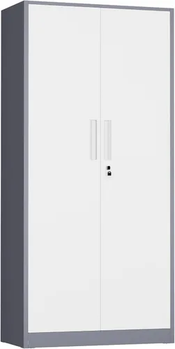 Vista 33 de INTERGREAT Armario de almacenamiento de metal con cerradura, gabinete de almacenamiento de metal con cerradura de 72 pulgadas de alto con puertas