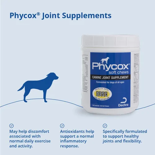 Vista 5 de Phycox Suplemento para articulaciones de perro masticables suaves, 120