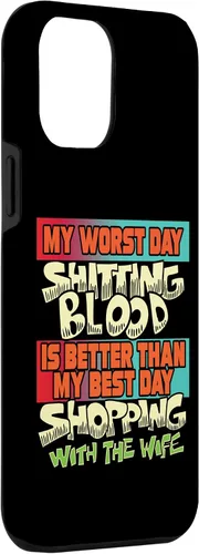 Vista 3 de iPhone 12 Pro Max Shitting Blood Sarcástico Ofensivo Irónico Divertido Extraño Silly Case