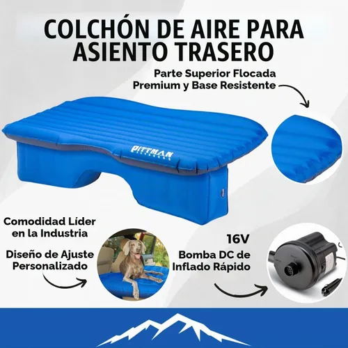 Vista 6 de Pittman Outdoors Colchón inflable de aire para asiento trasero - Camiones y SUV de tamaño completo