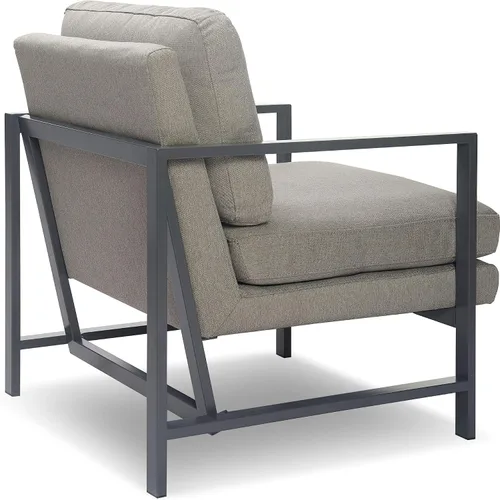 Vista 13 de Tommy Hilfiger Russell - Silla Accent, respaldo de almohada medio-suave, sillón moderno e industrial de mediados de siglo, cómoda silla para sala