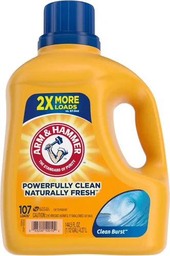Vista 7 de Arm & Hammer, Detergente líquido Clean Burst, 50 onzas líquidas