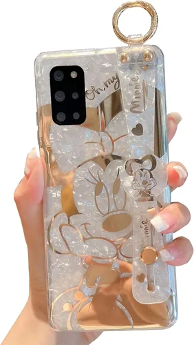 Vista 14 de Funda para Galaxy S20 con Banda de Muñeca y Soporte Ultra Delgada IMD Patrón de Animales Resistente a Golpes Funda con Soporte de Protección