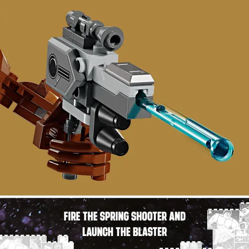 Vista 4 de LEGO Marvel Rocket & Baby Groot Minifigure, Guardians of the Galaxy Inspired Marvel Toy for Kids, Buildable Action Figure for Play and Display, Gift
