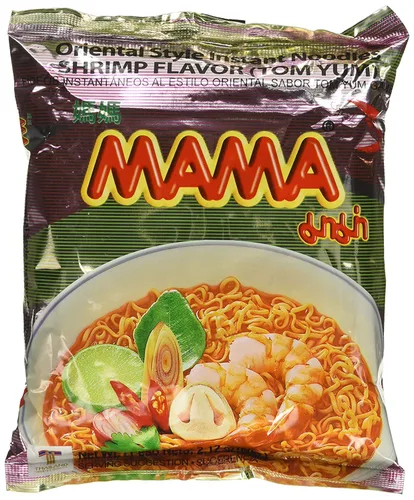 Vista 16 de MAMA Noodles Beef Stew Instant Spicy Fideos con deliciosos sabores tailandeses, fideos picantes y picantes, sin grasas trans con menos calorías que